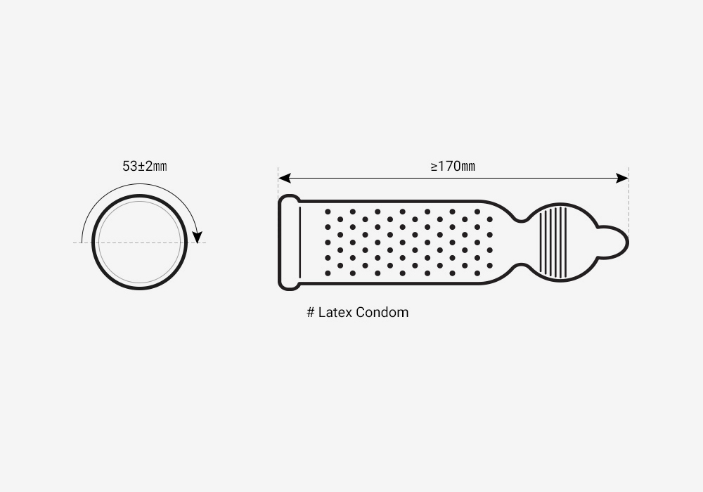 바른생각 롱플레져핏 콘돔 기본 사양