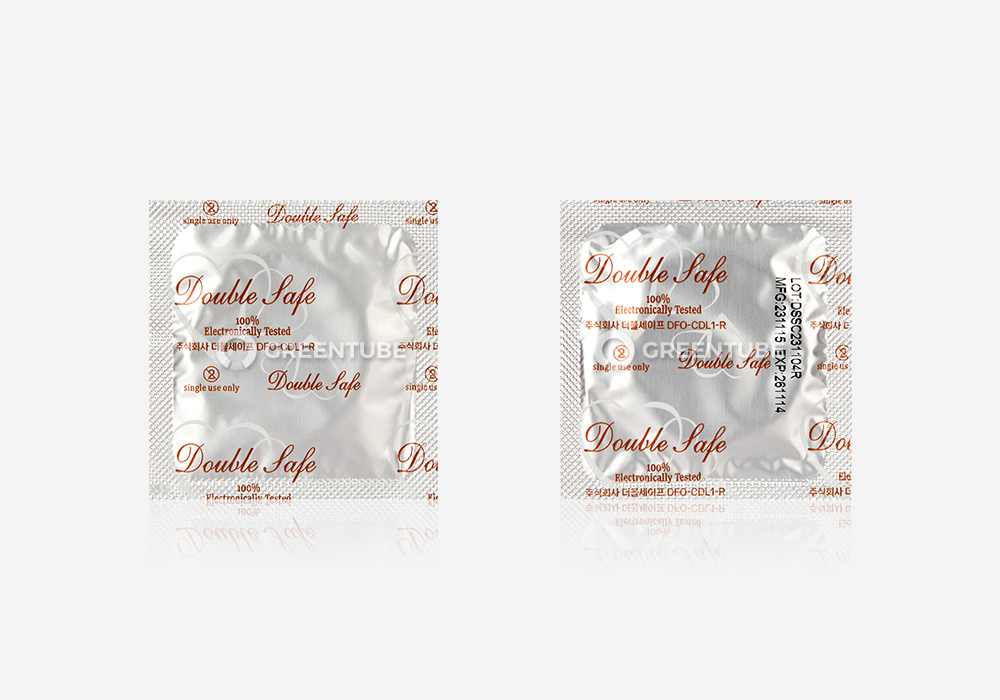 더블세이프 벌크 대용량 콘돔 내부 포장