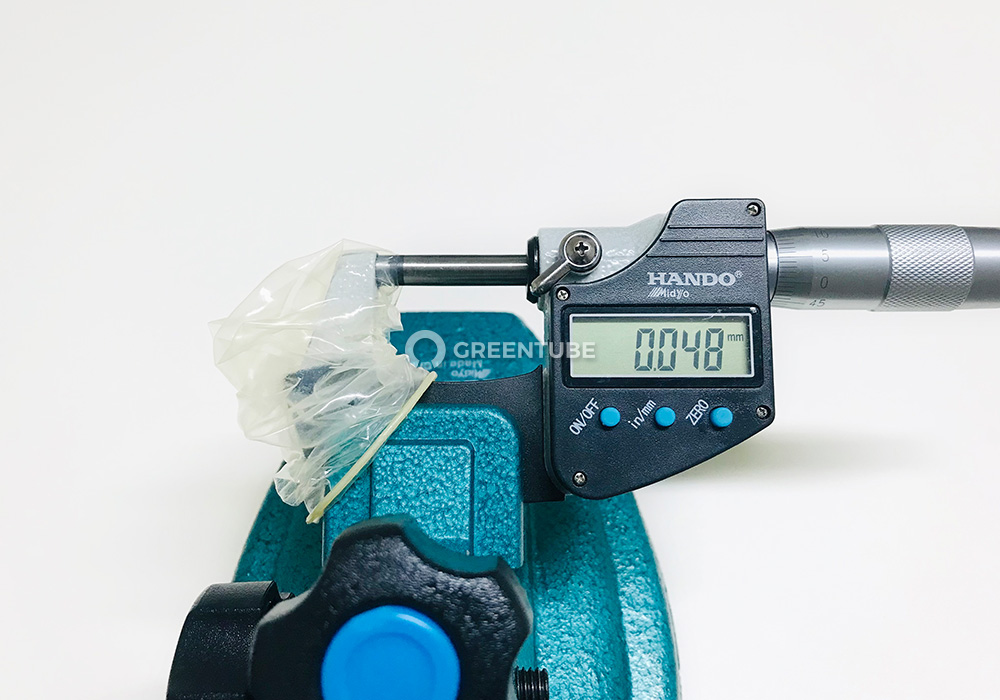 더블세이프 벌크 대용량 콘돔 두께 측정