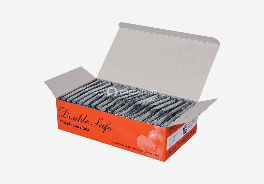더블세이프 벌크 대용량 콘돔 외부 포장