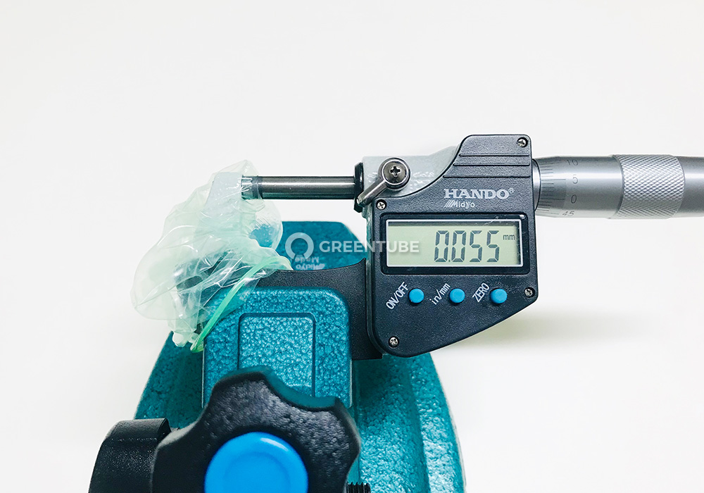 아이러브 벌크 대용량 콘돔 두께 측정