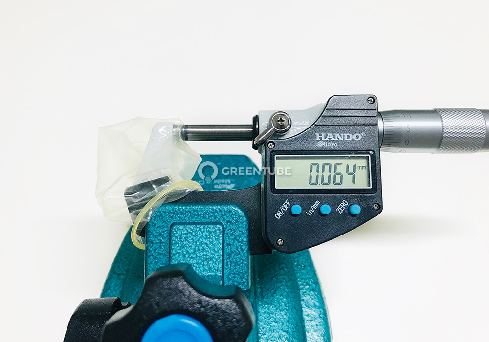 오삼바이 퍼펙트핏 콘돔 두께 측정