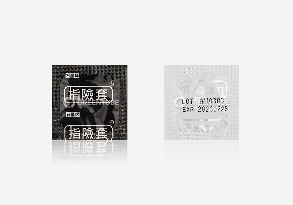 핀돔 그래핀 손가락 핑거 콘돔 내부 포장