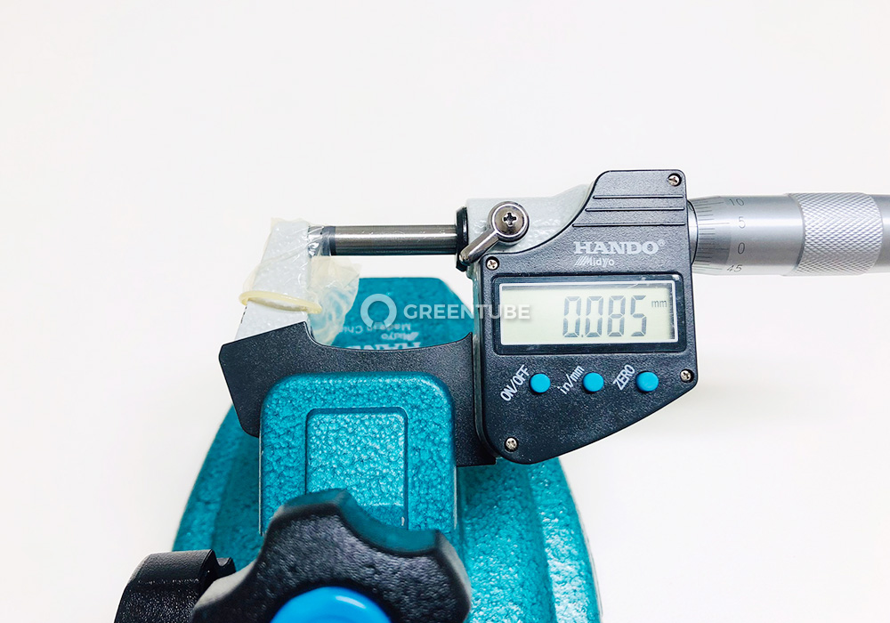 핀돔 마카 손가락 핑거 콘돔 두께 측정