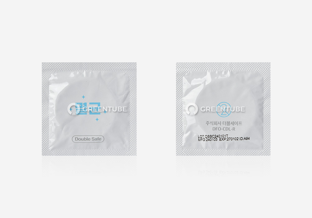 더블세이프 멸균 콘돔 내부 포장