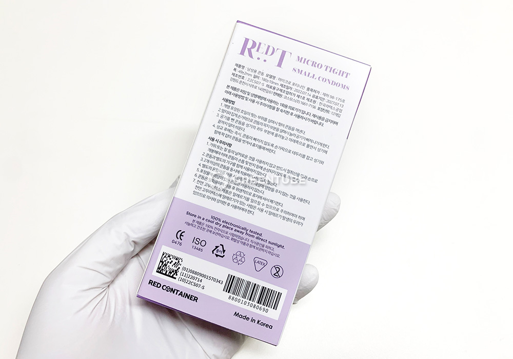 레드컨테이너 룩 레드T 마이크로 타이트 콘돔 사용 기한 - 콘돔 전문 쇼핑몰