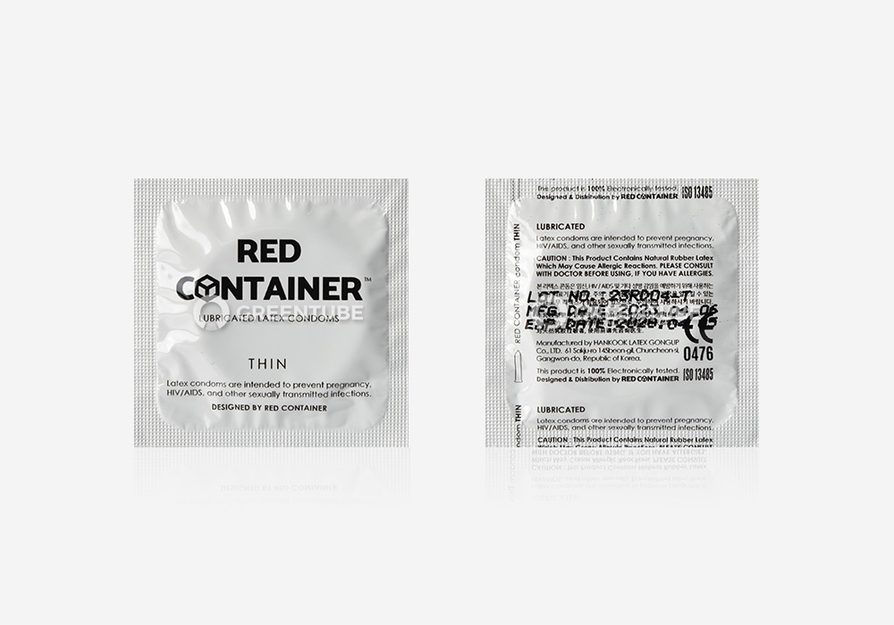 레드컨테이너 룩 레드U 울트라씬 디노 콘돔 내부 포장 - 콘돔 전문 쇼핑몰 그린튜브
