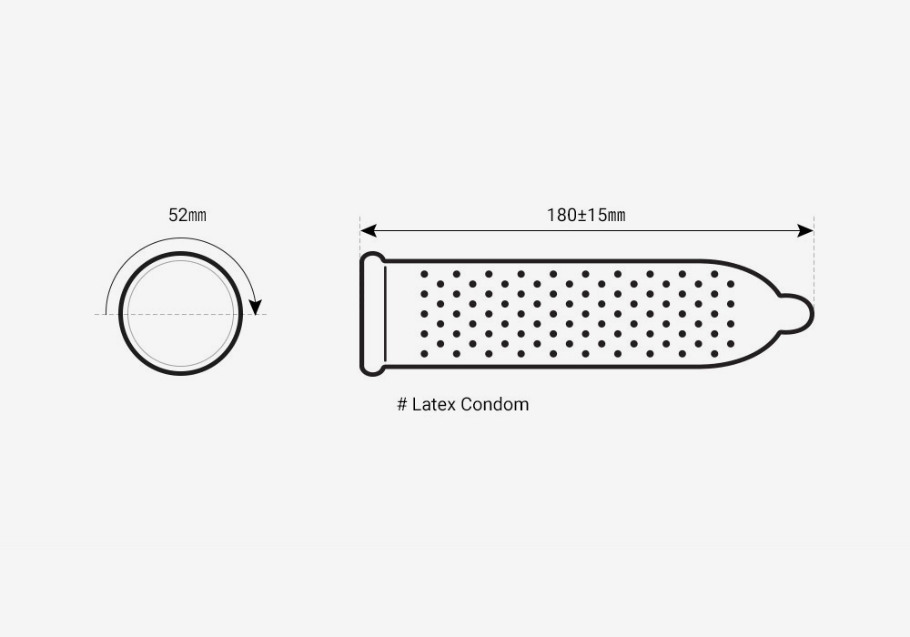 라이프스타일 제로 도트 콘돔 기본 사양