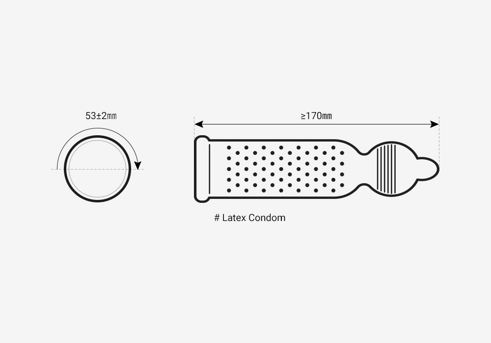 바른생각 롱플레져핏 콘돔 기본 사양