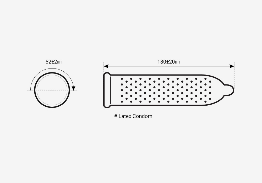 퍼펙트제로 도트 콘돔 기본 사양