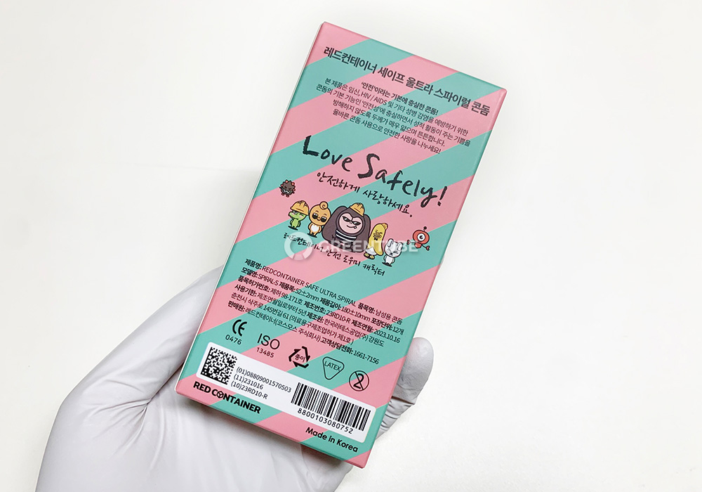 레드컨테이너 세이프 울트라 스파이럴 레이지 콘돔 사용 기한