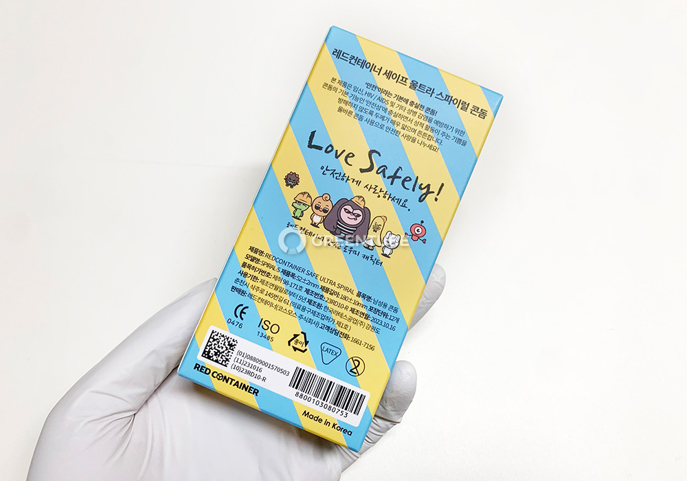 레드컨테이너 세이프 울트라 스파이럴 잭 콘돔 사용 기한